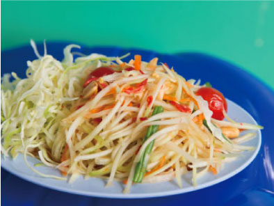 青パパイヤのサラダ